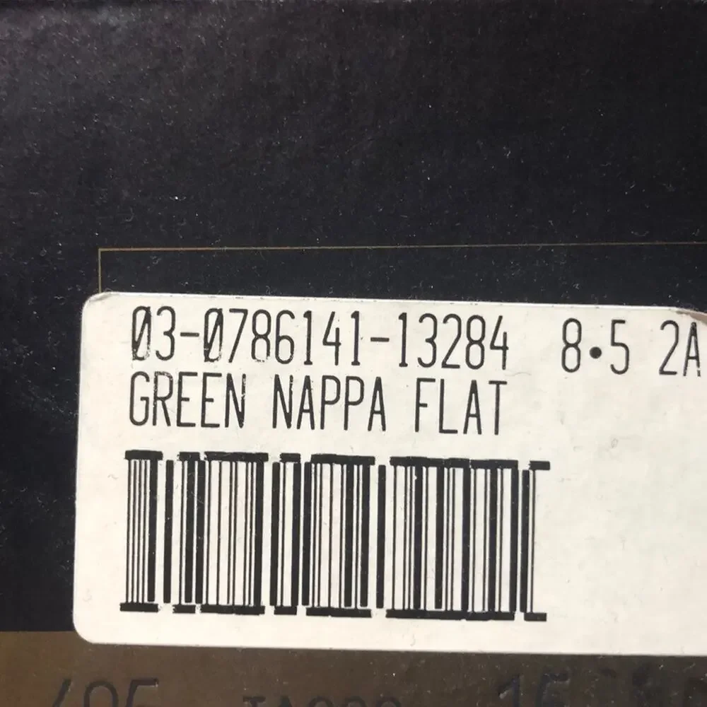 8.5N Hunter green leather boots guc